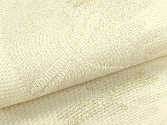平和屋着物*夏物 六通柄袋帯 トンボ 金銀糸 正絹 逸品 CABI5516rv