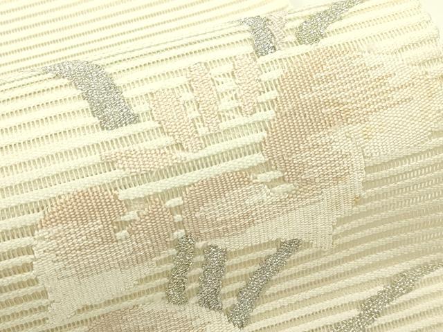 平和屋着物*夏物 八寸名古屋帯 絽綴れ 杜若 金銀糸 正絹 逸品 CABI5523rv