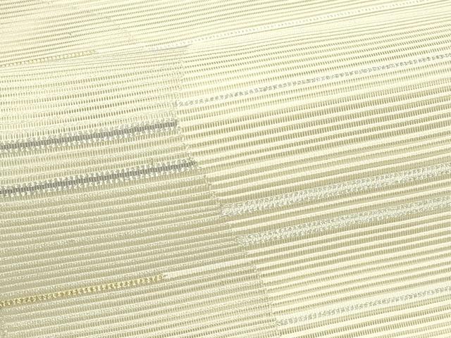 平和屋着物*夏物 八寸名古屋帯 絽綴れ 霞文 金銀糸 正絹 逸品 CABI5525rv