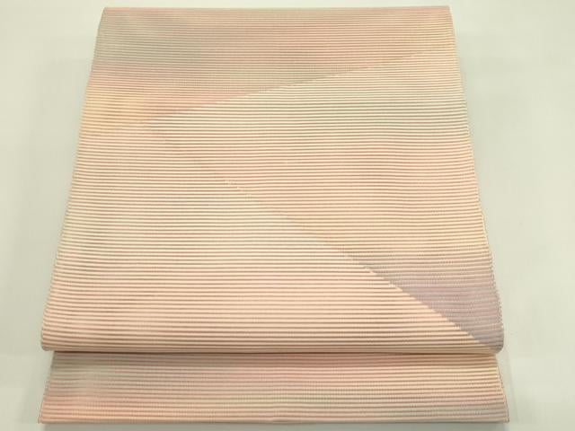 平和屋着物*夏物 八寸名古屋帯 絽綴れ 霞文 正絹 逸品 未使用 CABI5533rv