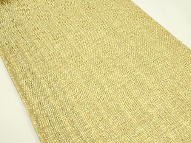 平和屋着物*夏物 ひなや工房 くむ・あむ・おる 伊豆蔵明彦 組織 太鼓柄袋帯 金糸 証紙付き 正絹 逸品 未使用 CABI5539rv