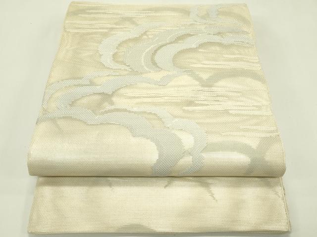 平和屋着物*夏物 太鼓柄袋帯 雲重ね文 正絹 逸品 CABI5544rv