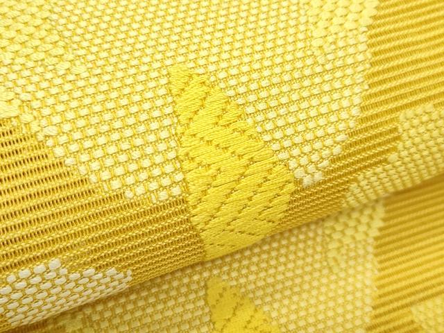 平和屋着物*夏物 八寸名古屋帯 絽綴れ 抽象文 銀糸 正絹 逸品 CABI5564rv