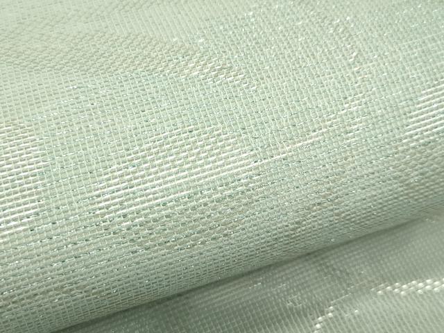 平和屋着物*夏物 六通柄袋帯 流水萩文 銀糸 正絹 逸品 CABI5584rv