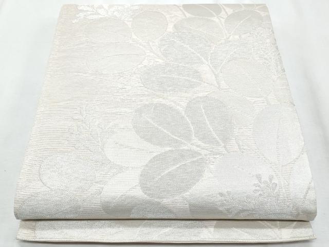 平和屋着物*夏物 六通柄袋帯 萩 銀糸 正絹 逸品 CABI5601fb