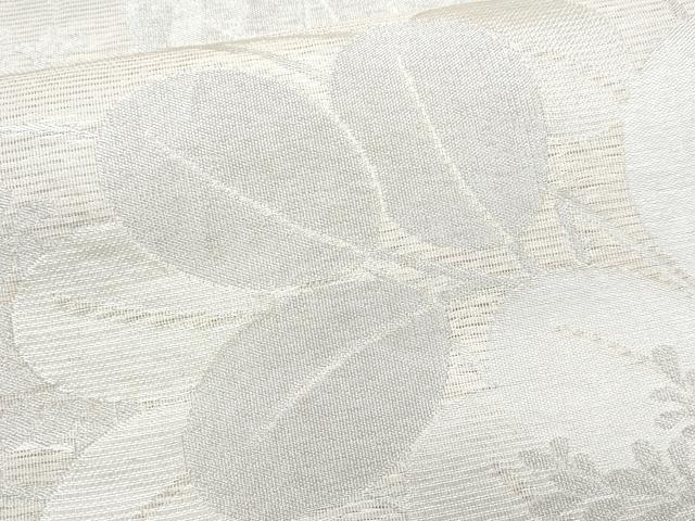 平和屋着物*夏物 六通柄袋帯 萩 銀糸 正絹 逸品 CABI5601fb
