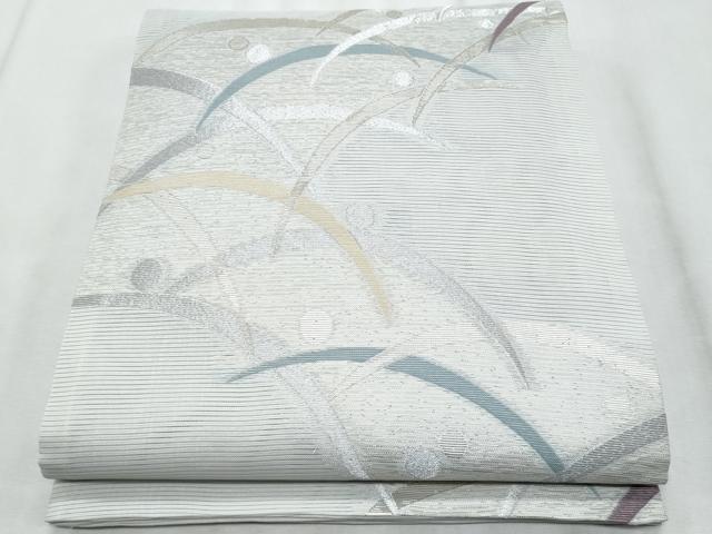 平和屋着物*夏物 六通柄袋帯 露芝文 金銀糸 正絹 逸品 CABI5609fb