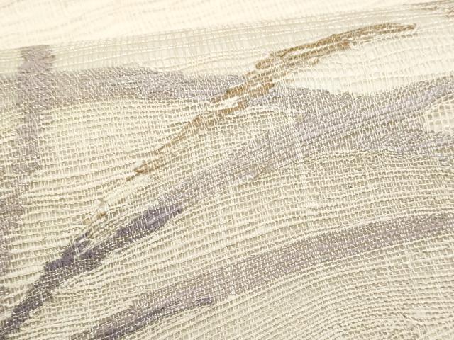 平和屋着物*夏物 太鼓柄袋帯 すくい織 芒 金銀糸 正絹 逸品 CABI5612fb