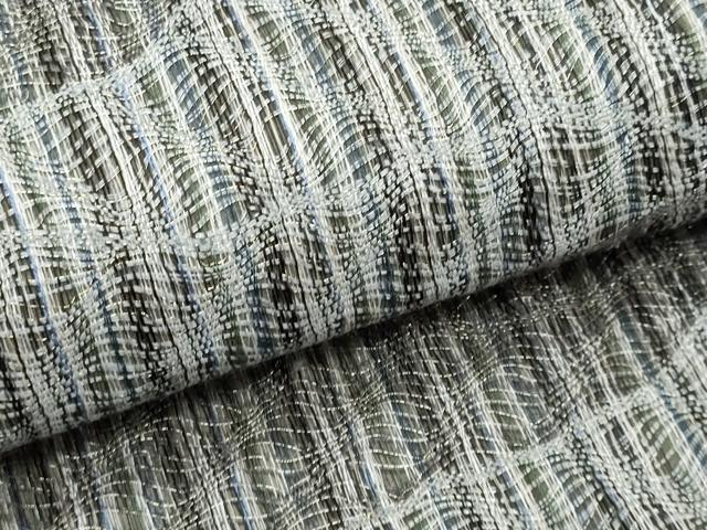 平和屋着物*夏物 全通柄袋帯 櫛織 変わり縞 正絹 逸品 CABI5706fb