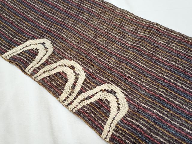 平和屋着物*夏物 八寸名古屋帯 抽象文 正絹 逸品 CABI5712fb