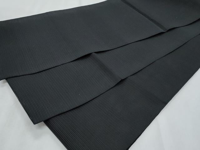平和屋着物*夏物 太鼓柄袋帯 絽綴れ 抽象文 黒地 金銀糸 正絹 逸品 CABI5713fb