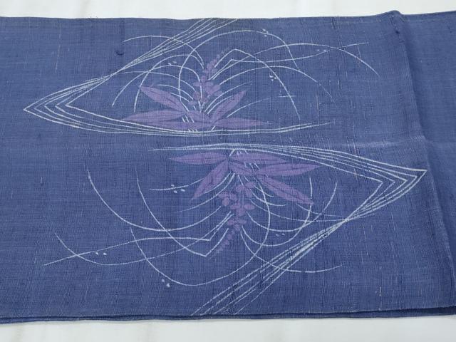 平和屋着物*夏物 太鼓柄袋帯 枝葉文 麻 逸品 CABI5715fb