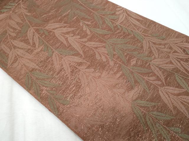 平和屋着物*夏物 六通柄 本袋帯 枝葉文 正絹 逸品 CABI5719fb