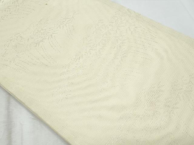 平和屋着物*夏物 六通柄袋帯 笹竹文 銀糸 CABI5724fb