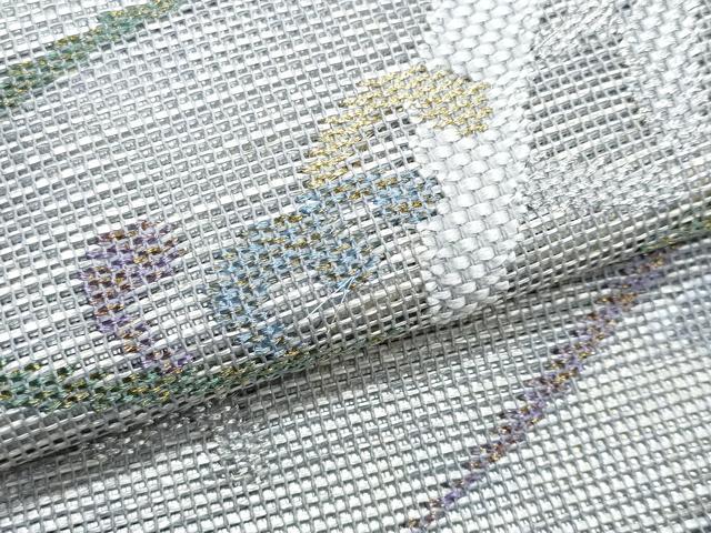 平和屋着物*夏物 太鼓柄袋帯 籬立波文 金銀糸 正絹 逸品 CABI5732fb