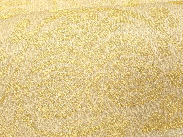 平和屋着物*夏物 「美しいキモノ」お馴染みのメーカー となみ織物 全通柄袋帯 横段花唐草文 金銀糸 正絹 逸品 CABI5740fb