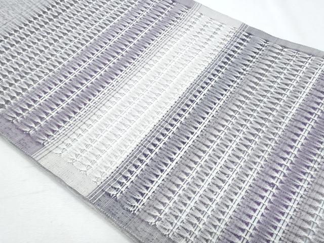 平和屋着物▽太鼓柄袋帯 スリーシーズン 春夏秋 もじり織 横段文 正絹 逸品 未使用 CABI5769fb