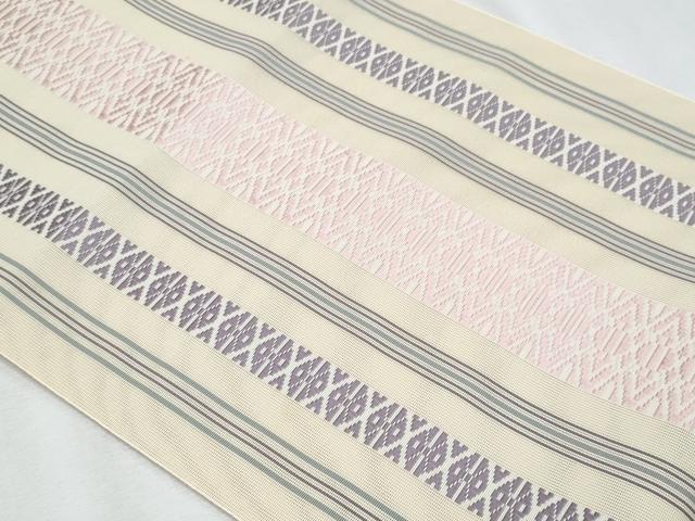 平和屋着物*夏物 本場筑前博多織 八寸名古屋帯 紗献上 正絹 逸品 CABI5782fb