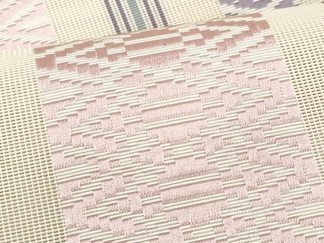 平和屋着物*夏物 本場筑前博多織 八寸名古屋帯 紗献上 正絹 逸品 CABI5782fb