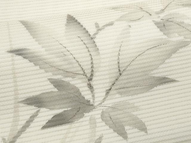 平和屋着物*夏物 九寸開き名古屋帯 手描き 刺繍 枝花文 金糸 正絹 逸品 CABI5806fb