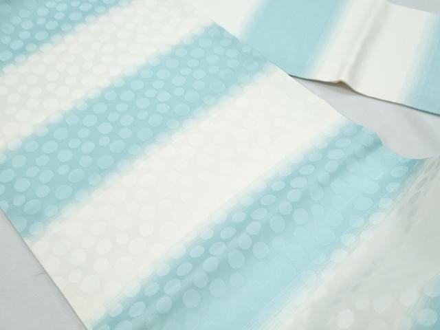 平和屋着物*夏物 九寸名古屋帯 水玉 正絹 逸品 CABI5856fb