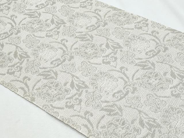 平和屋着物*夏物 八寸名古屋帯 花唐草文 正絹 逸品 CABI5858fb