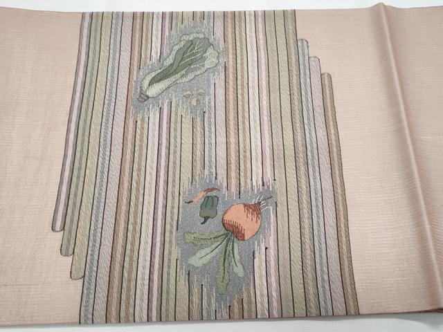 平和屋着物*夏物 明綴れ 太鼓柄袋帯 成り物 正絹 逸品 CABI5867fb