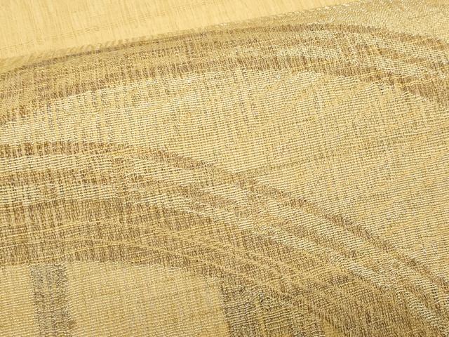 平和屋着物*夏物 太鼓柄袋帯 櫛織 渡り橋 金銀糸 正絹 逸品 CABI5870fb