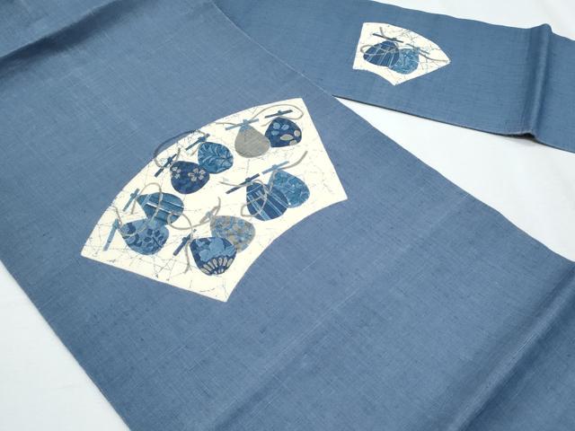 平和屋着物*夏物 九寸名古屋帯 作家物 成り物 麻 逸品 CABI5879fb