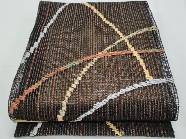 平和屋着物*夏物 八寸名古屋帯 羅 芝草文 金糸 正絹 逸品 CABI5883fb
