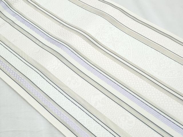 平和屋着物*夏物 本場筑前博多織 八寸名古屋帯 花間道 正絹 逸品 CABI5889fb