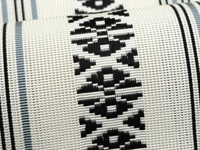 平和屋着物*夏物 本場筑前博多織 八寸名古屋帯 紗献上 素色 正絹 逸品 CABI5896fb