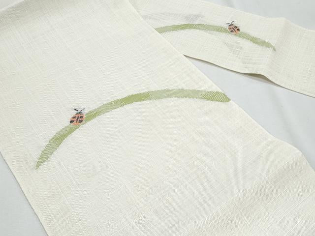 平和屋着物*夏物 八寸名古屋帯 てんとう虫 CABI5964fb