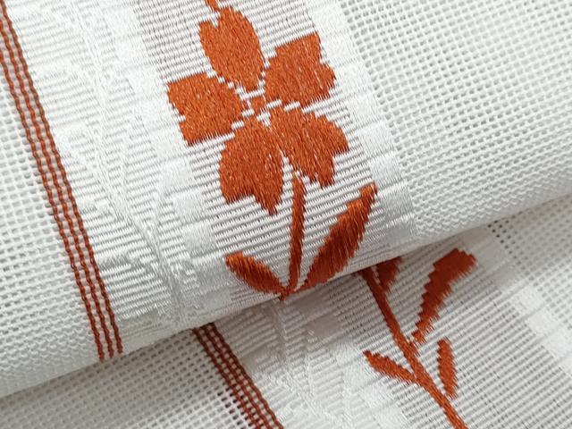 平和屋着物*夏物 半幅帯 枝花間道 CABI5991fb