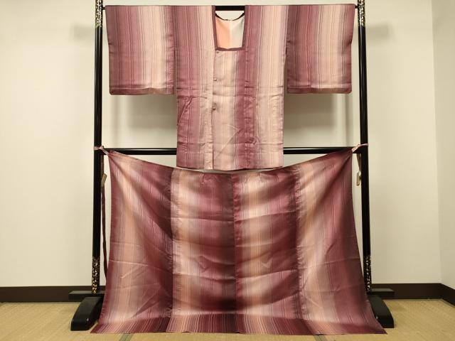 平和屋着物#道行コート 二部式 単衣 変わり間道 暈し染め 正絹 逸品 CABI6015in