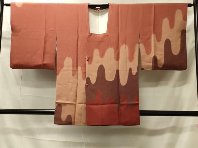 平和屋着物#道行コート 壺垂れ文 正絹 逸品 CABI6052in