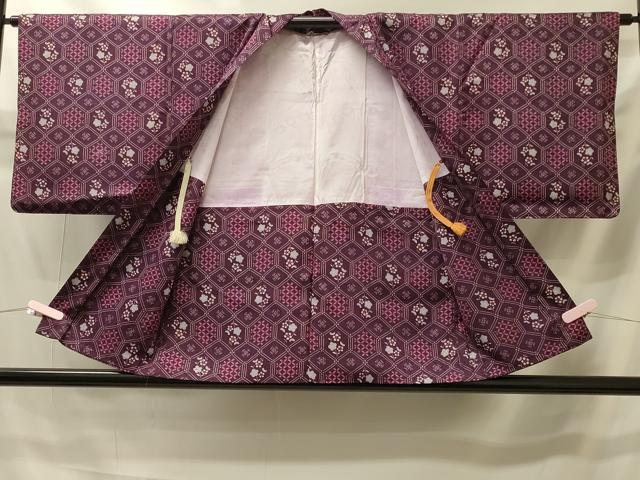 平和屋着物#羽織 亀甲七宝花文 洗える着物 CABI6070in