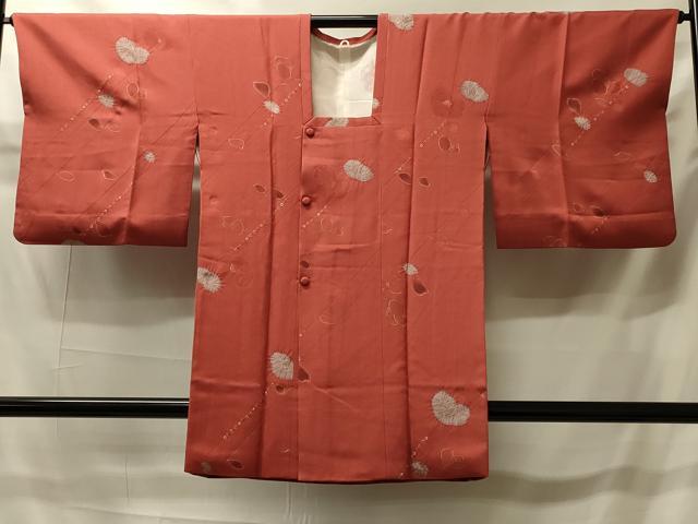 平和屋着物#道行コート 絞り 地紋起こし 草花文 金彩 正絹 逸品 CABI6078in