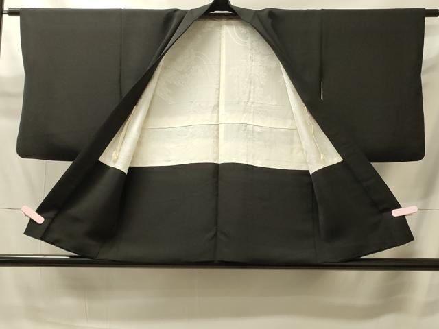平和屋着物#羽織 総刺繍 乱菊 黒地 正絹 逸品 CABI6092in