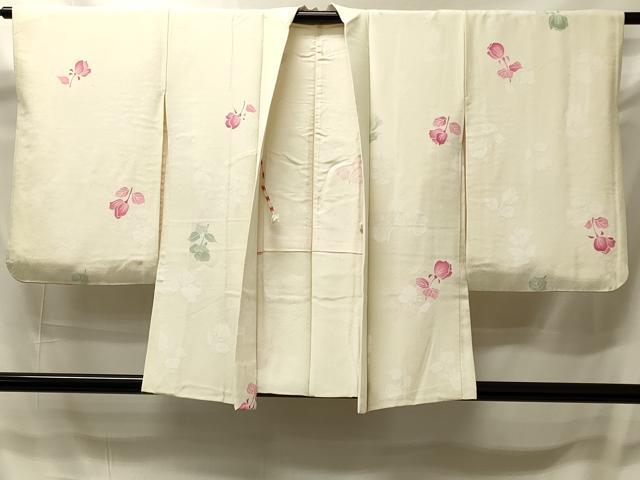 平和屋着物#羽織 草花文 正絹 逸品 CABI6098in