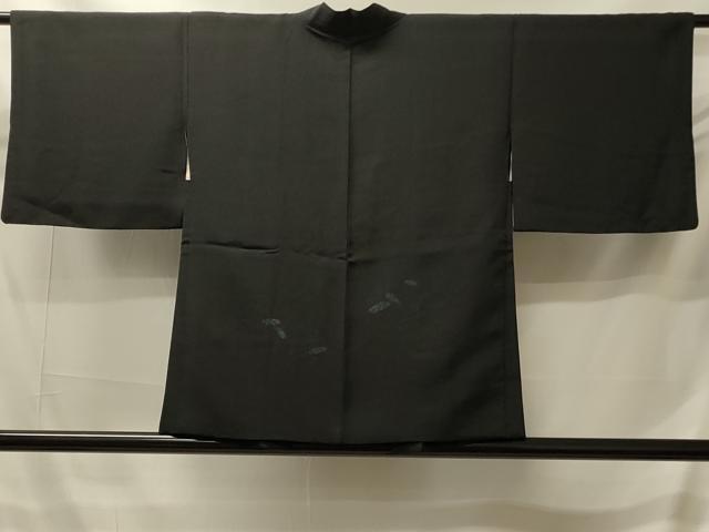 平和屋着物＃羽織 霞舞羽文 黒地 正絹 逸品 CABI6122in