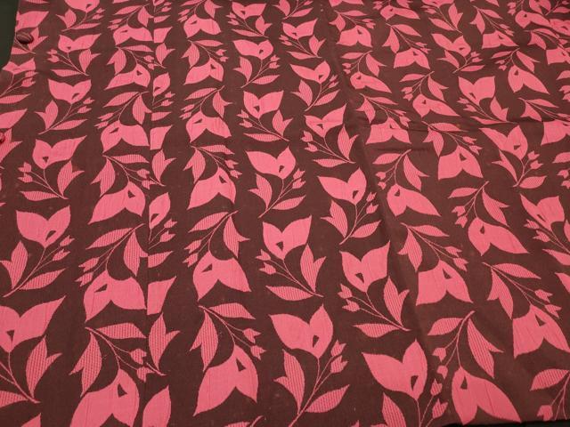 平和屋着物#道行コート 草花文 正絹 逸品 CABI6126in