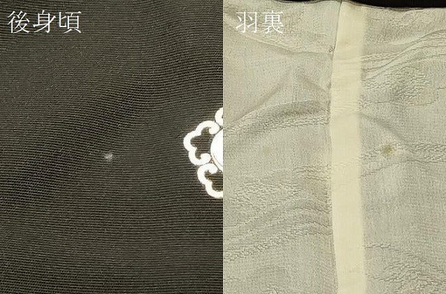 平和屋着物#羽織 寿光織 雲重ね風景文 黒地 金糸 正絹 逸品 未使用 CABI6135in