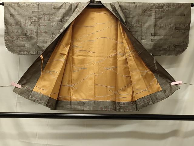 平和屋着物#本場大島紬 道中着 9マルキ 正倉院花文 正絹 逸品 CABI6177in
