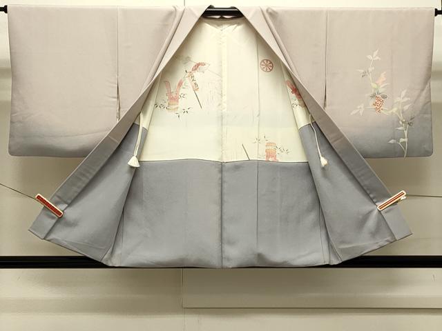 平和屋着物∞羽織 友禅 枝花文 暈し染め 正絹 逸品 CABI6211in