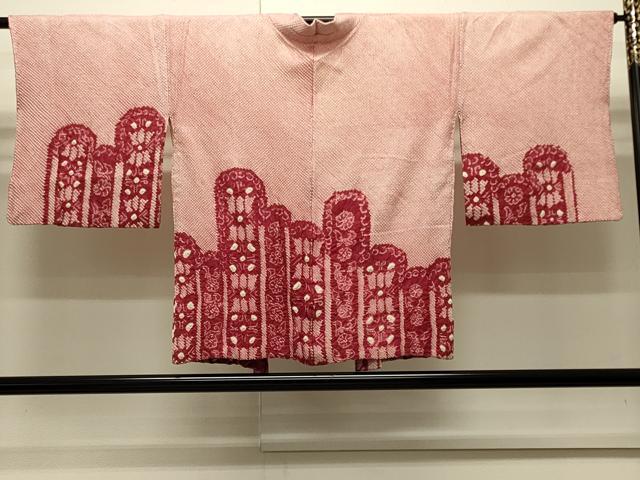 平和屋着物∞羽織 総絞り 洋花文 正絹 逸品 CABI6248in