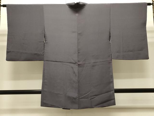 平和屋着物∞長羽織 色無地 御召茶色 正絹 逸品 CABI6254in