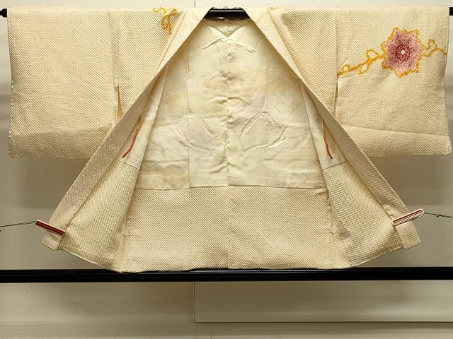 平和屋着物∞羽織 総絞り 枝花文 正絹 逸品 CABI6261in