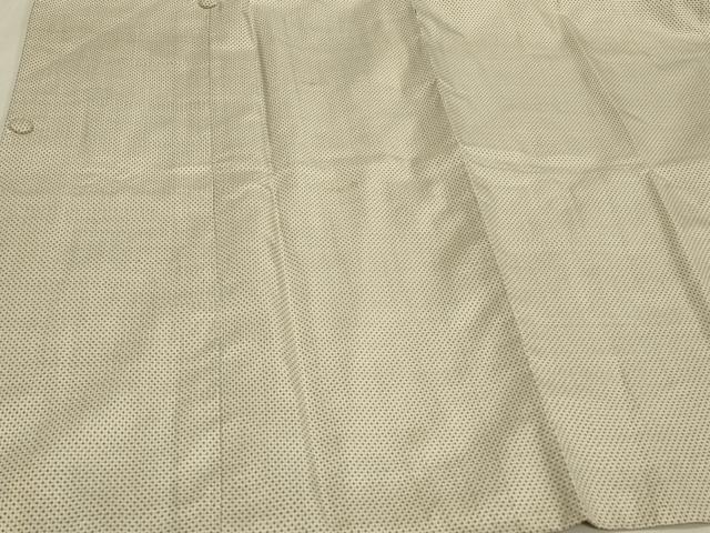平和屋着物∞本場大島紬 白大島 道行コート 一元絣 正絹 逸品 CABI6264in