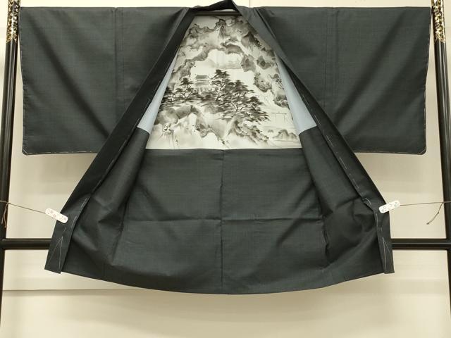平和屋着物∞男性 男柄の最高峰 西郷柄 西郷絣 本場大島紬 長羽織 80亀甲 総詰め 正絹 逸品 未使用 CABI6265in